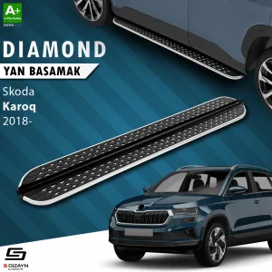Skoda Karoq 2017-Günümüz (NU) uyumlu Diamond Krom Yan Basamak 173 Cm 2018 Üzeri modelleri Oto Aksesuar Shop'de. Kaliteli malzeme, hızlı kargo ve güvenli