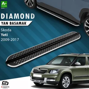 Skoda Yeti 2009-2017 (5L) uyumlu Diamond Krom Yan Basamak 173 Cm 2009-2017 modelleri Oto Aksesuar Shop'de. Kaliteli malzeme, hızlı kargo ve güvenli alışverişle