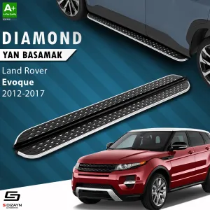 S-Dizayn Land Rover Range Rover Evoque Diamond Krom Yan Basamak 173 Cm 2012-2017 thumb 1