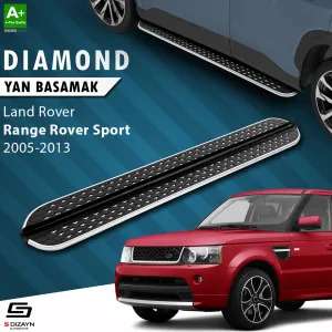 S-Dizayn Land Rover Range Rover Sport Diamond Krom Yan Basamak 183 Cm 2005-2013 thumb 1