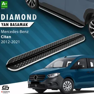 Mercedes-Benz Citan Diamond Krom Yan Basamak 193 Cm 2012-2021