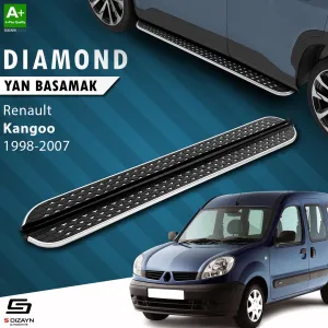 S-Dizayn Renault Kangoo Diamond Krom Yan Basamak 183 Cm 1998-2007 thumb 1