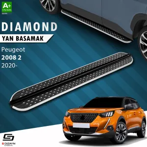 Peugeot 2008 2019-Günümüz (P24) uyumlu 2 Diamond Krom Yan Basamak 183 Cm 2020 Üzeri modelleri Oto Aksesuar Shop'de. Kaliteli malzeme, hızlı kargo ve güvenli