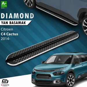 Citroen C4 Cactus 2014-2020 (E3) uyumlu Diamond Krom Yan Basamak 183 Cm 2014 Üzeri modelleri Oto Aksesuar Shop'de. Kaliteli malzeme, hızlı kargo ve güvenli