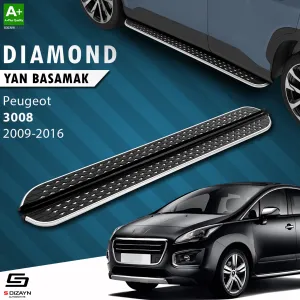 Peugeot 3008 2008-2016 (T84) uyumlu Diamond Krom Yan Basamak 183 Cm 2009-2016 modelleri Oto Aksesuar Shop'de. Kaliteli malzeme, hızlı kargo ve güvenli