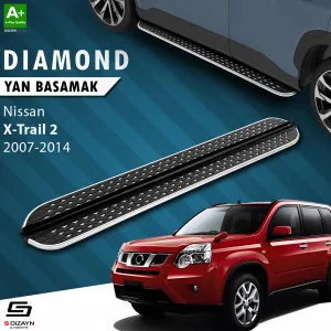 Nissan X-Trail 2007-2013 (T31) uyumlu T31 Diamond Krom Yan Basamak 173 Cm 2007-2014 modelleri Oto Aksesuar Shop'de. Kaliteli malzeme, hızlı kargo ve güvenli