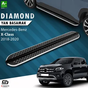 S-Dizayn Mercedes X-Class Diamond Krom Yan Basamak 203 Cm 2018-2020 thumb 1
