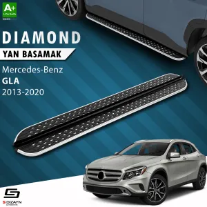 S-Dizayn Mercedes GLA X156 Diamond Krom Yan Basamak 183 Cm 2013-2020 thumb 1