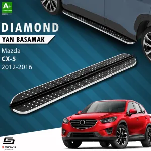 Mazda CX-5 2012-2017 (KE) uyumlu Diamond Krom Yan Basamak 183 Cm 2012-2016 modelleri Oto Aksesuar Shop'de. Kaliteli malzeme, hızlı kargo ve güvenli alışverişle
