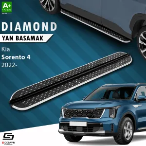 Kia Sorento 2020-Günümüz (MQ4) uyumlu 4 Diamond Krom Yan Basamak 183 Cm 2022 Üzeri modelleri Oto Aksesuar Shop'de. Kaliteli malzeme, hızlı kargo ve güvenli
