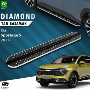 Kia Sportage 2021-Günümüz (NQ5) uyumlu 5 Diamond Krom Yan Basamak 173 Cm 2021 Üzeri modelleri Oto Aksesuar Shop'de. Kaliteli malzeme, hızlı kargo ve güvenli