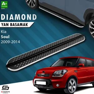 S-Dizayn Kia Soul Diamond Krom Yan Basamak 173 Cm 2009-2014 thumb 1