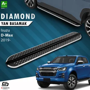 Isuzu D-Max 3 Diamond Krom Yan Basamak 203 Cm 2019 Üzeri A+ Kalite