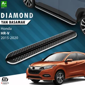 S-Dizayn Honda HR-V 2 Diamond Krom Yan Basamak 173 Cm 2015-2020 thumb 1