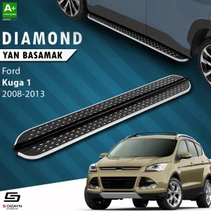 Ford Kuga 2008-2013 (C394) uyumlu 1 Diamond Krom Yan Basamak 183 Cm 2008-2012 modelleri Oto Aksesuar Shop'de. Kaliteli malzeme, hızlı kargo ve güvenli
