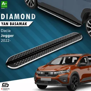 Dacia Jogger 2021-Günümüz uyumlu Diamond Krom Yan Basamak 213 Cm 2022 Üzeri modelleri Oto Aksesuar Shop'de. Kaliteli malzeme, hızlı kargo ve güvenli