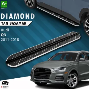 Audi Q3 2011-2018 (8U) uyumlu 8U Diamond Krom Yan Basamak 173 Cm 2011-2018 modelleri Oto Aksesuar Shop'de. Kaliteli malzeme, hızlı kargo ve güvenli alışverişle