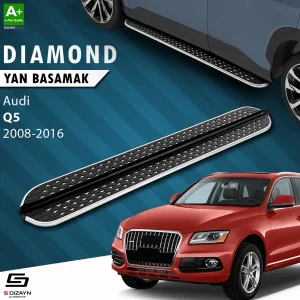 Audi Q5 2008-2017 (8R) uyumlu Diamond Krom Yan Basamak 183 Cm 2008-2016 modelleri Oto Aksesuar Shop'de. Kaliteli malzeme, hızlı kargo ve güvenli alışverişle