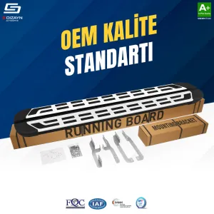 S-Dizayn VW Caddy 4 S-Plus Gri Yan Basamak 193 Cm 2020 Üzeri thumb 2