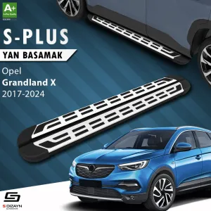 Opel Grandland 2017-2021 (Grandland X) uyumlu X S-Plus Gri Yan Basamak 183 Cm 2017-2024 modelleri Oto Aksesuar Shop'de. Kaliteli malzeme, hızlı kargo ve