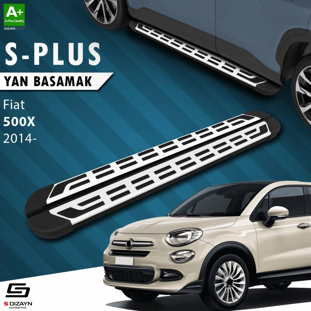 S-Dizayn Fiat 500X S-Plus Gri Yan Basamak 173 Cm Etekli 2014 Üzeri