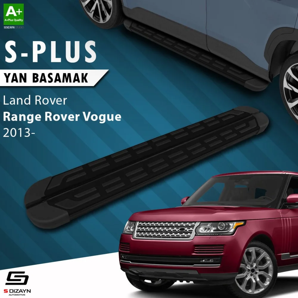 S-Dizayn Land Rover Rover Range Rover Vogue 3 S-Plus Siyah Yan Basamak 193 Cm 2013 Üzeri