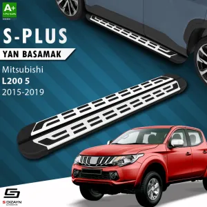 S-Dizayn Mitsubishi L200 5 S-Plus Gri Yan Basamak 193 Cm 2015-2019 thumb 1