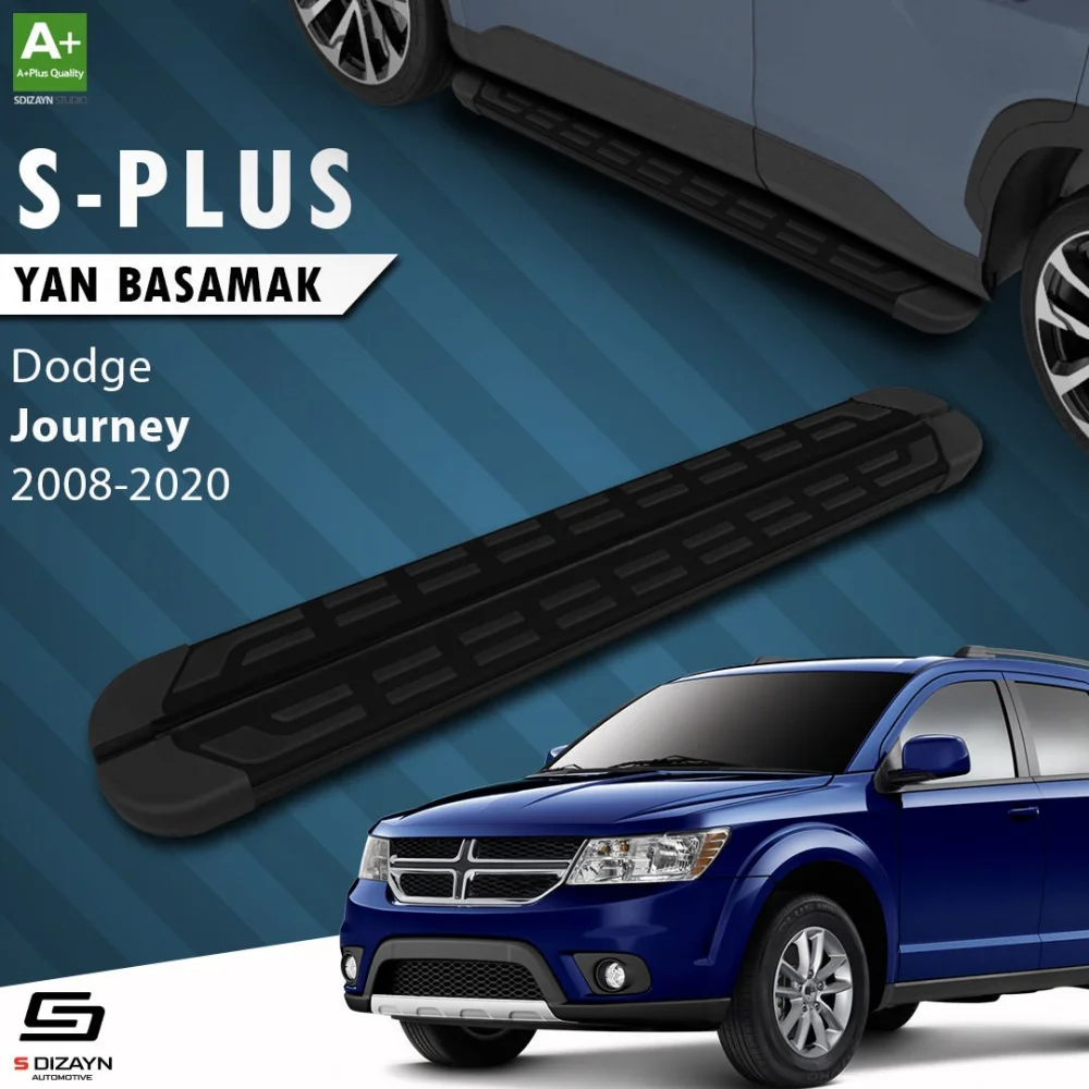 S-Dizayn Dodge Journey S-Plus Siyah Yan Basamak 183 Cm 2008-2020