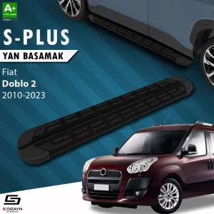 S-Dizayn Fiat Doblo 2 S-Plus Siyah Yan Basamak 193 Cm 2010-2022 thumb 1