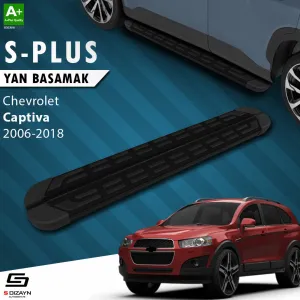 Chevrolet Captiva C100/C140 2006-2018 S-Plus Siyah Yan Basamak 183 Cm