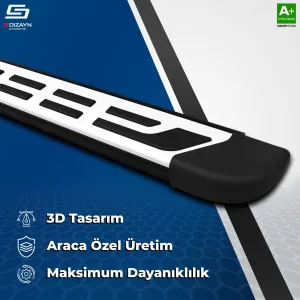 S-Dizayn Citroen C4 3 S-Plus Gri Yan Basamak 183 Cm Etekli 2021 Üzeri thumb 4
