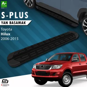 S-Dizayn Toyota Hilux 7 S-Plus Siyah Yan Basamak 203 Cm 2006-2015 thumb 1