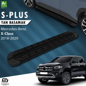 S-Dizayn Mercedes X-Class S-Plus Siyah Yan Basamak 203 Cm 2018-2020 thumb 1