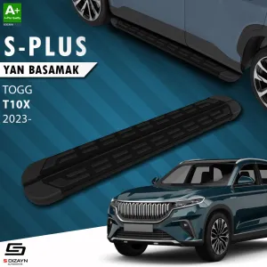TOGG T10X 2023-Günümüz (T10X) uyumlu S-Plus Siyah Yan Basamak 203 Cm Etekli 2023 Üzeri modelleri Oto Aksesuar Shop'de. Kaliteli malzeme, hızlı kargo ve güvenli