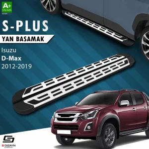 S-Dizayn Isuzu D-Max 2 S-Plus Gri Yan Basamak 203 Cm 2012-2019 thumb 1