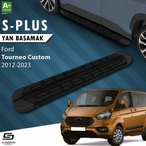 Ford Tourneo Custom V362/V362 Fl Kısa Şase S-Plus Siyah Yan Basamak 203 Cm 2012-2023