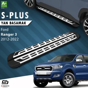 S-Dizayn Ford Ranger 3 S-Plus Gri Yan Basamak 203 Cm 2012-2022 thumb 1