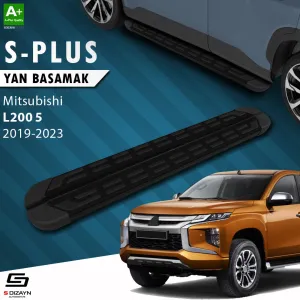 Mitsubishi L200 5 Makyajlı S-Plus Siyah Yan Basamak 203 Cm Etekli 2019-2023