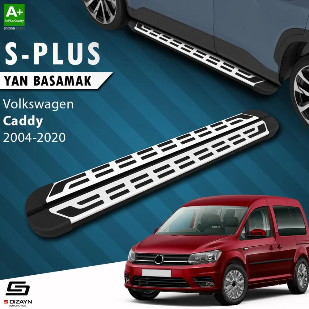 S-Dizayn VW Caddy 3 S-Plus Gri Yan Basamak 193 Cm 2004-2020