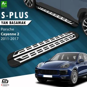 Porsche Cayenne 2010-2017 (92A) uyumlu 2 S-Plus Gri Yan Basamak 193 Cm Etekli 2011-2017 modelleri Oto Aksesuar Shop'de. Kaliteli malzeme, hızlı kargo ve