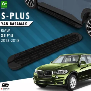 BMW X5 2013-2018 (F15) uyumlu F15 S-Plus Siyah Yan Basamak 193 Cm Etekli 2013-2018 modelleri Oto Aksesuar Shop'de. Kaliteli malzeme, hızlı kargo ve güvenli