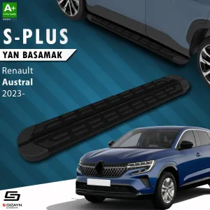 Renault Austral 2022-Günümüz (RHN) uyumlu S-Plus Siyah Yan Basamak 183 Cm Etekli 2023 Üzeri modelleri Oto Aksesuar Shop'de. Kaliteli malzeme, hızlı kargo ve
