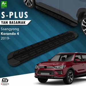 S-Dizayn Ssangyong Korando S-Plus Siyah Yan Basamak 183 Cm 2019 Üzeri thumb 1