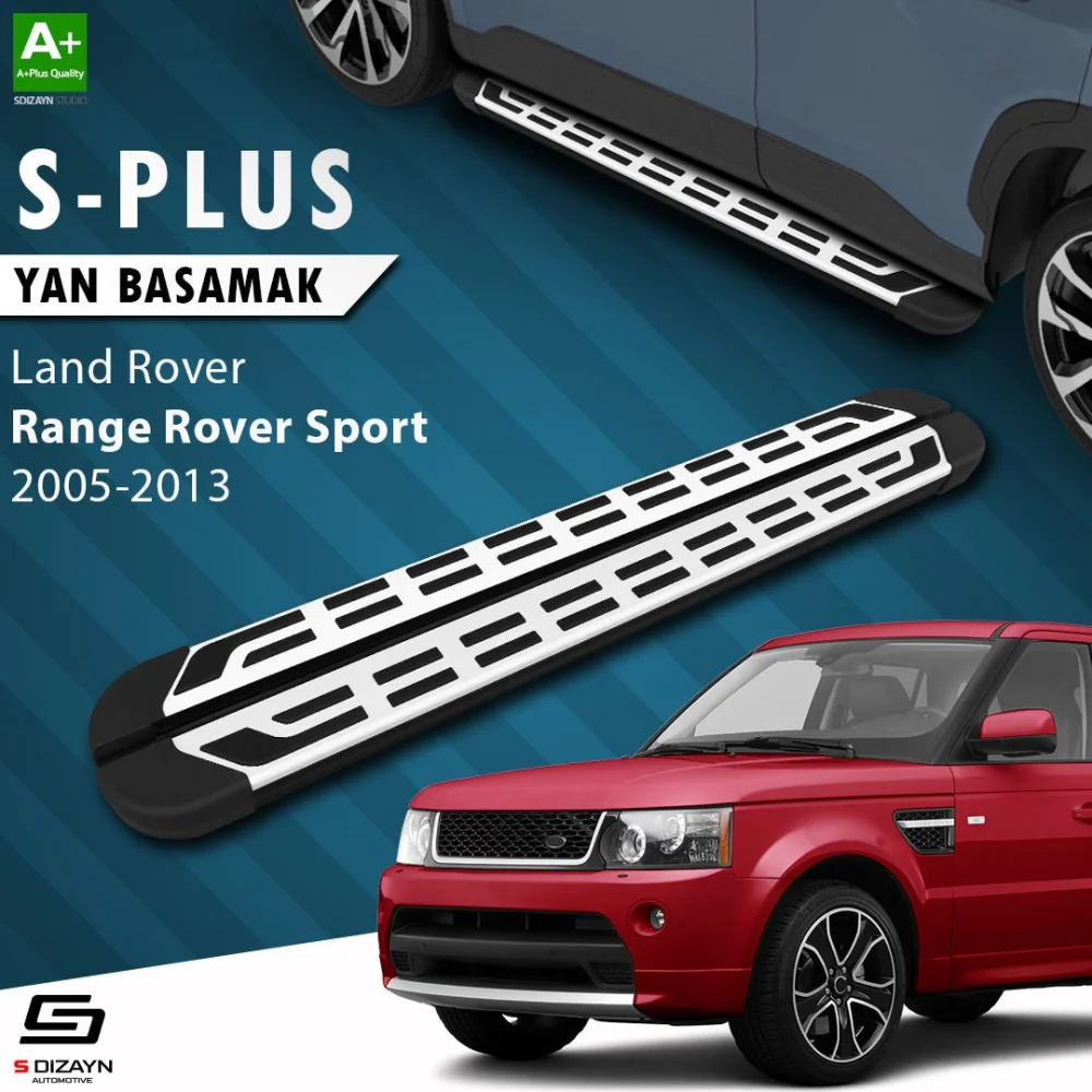 S-Dizayn Land Rover Range Rover Sport S-Plus Gri Yan Basamak 183 Cm 2005-2013