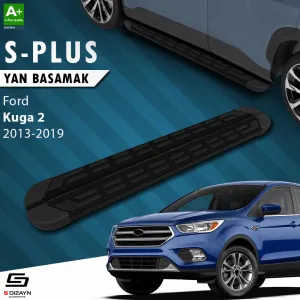 Ford Kuga 2012-2019 (C520) uyumlu 2 S-Plus Siyah Yan Basamak 183 Cm 2013-2019 modelleri Oto Aksesuar Shop'de. Kaliteli malzeme, hızlı kargo ve güvenli