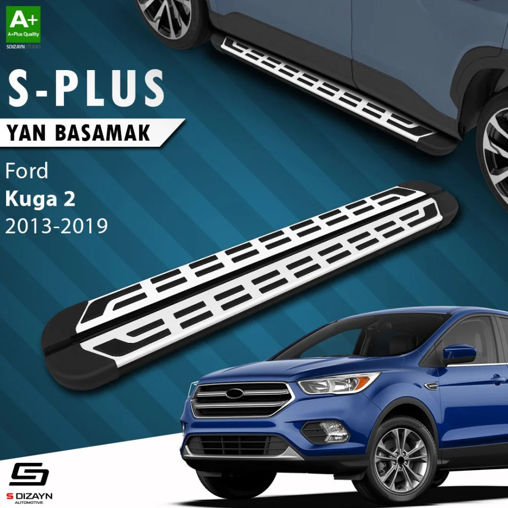 S-Dizayn Ford Kuga 2 S-Plus Gri Yan Basamak 183 Cm 2013-2019