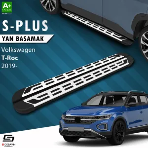 S-Dizayn VW T-Roc S-Plus Gri Yan Basamak 173 Cm Etekli 2019 Üzeri thumb 1