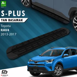 S-Dizayn Toyota Rav 4 4 S-Plus Siyah Yan Basamak 173 Cm Etekli 2013-2017 thumb 1