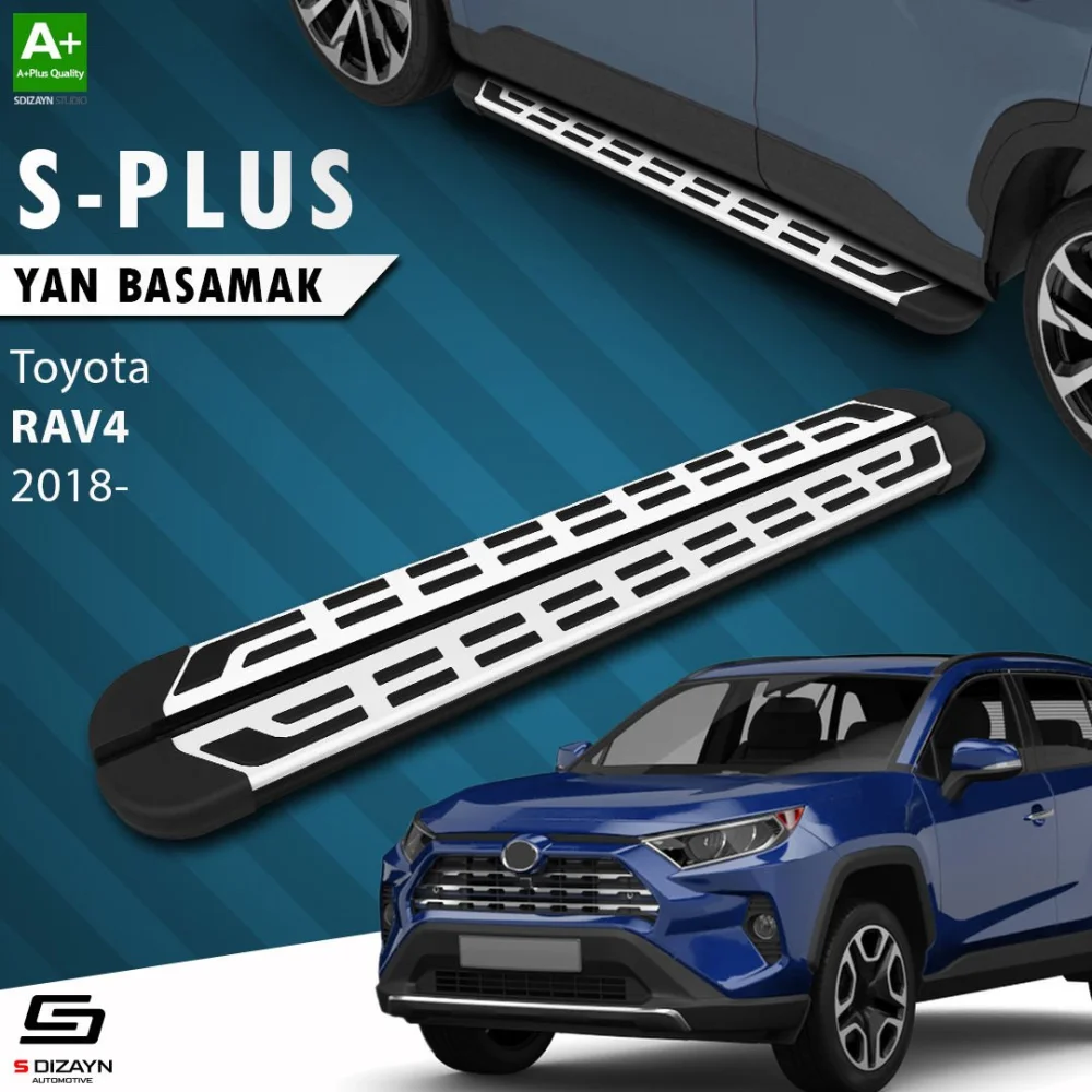 S-Dizayn Toyota RAV 4 5 S-Plus Gri Yan Basamak 173 Cm 2018 Üzeri