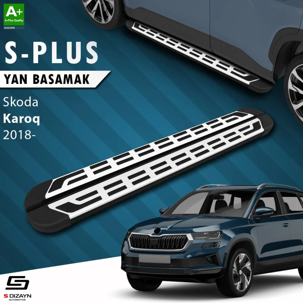 S-Dizayn Skoda Karoq S-Plus Gri Yan Basamak 173 Cm 2018 Üzeri